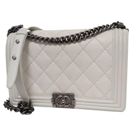 white chanel box bag|Chanel bags white color.